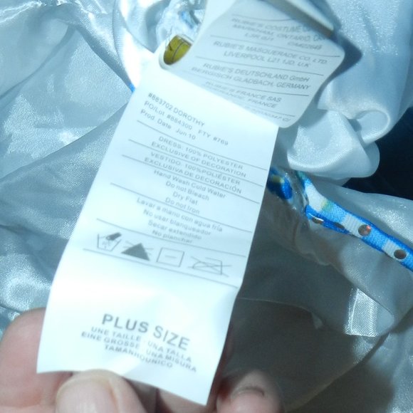 Wizard of Oz Dorothy Dress Costume Adult Halloween Party 🆕FAST😮‍💨⚡🚚 - Picture 8 of 13